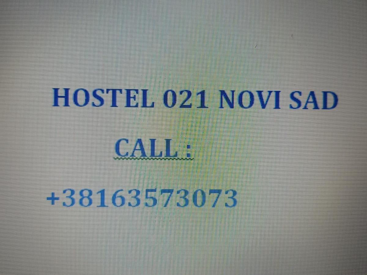 Hostel 021 Нови Сад Екстериор снимка